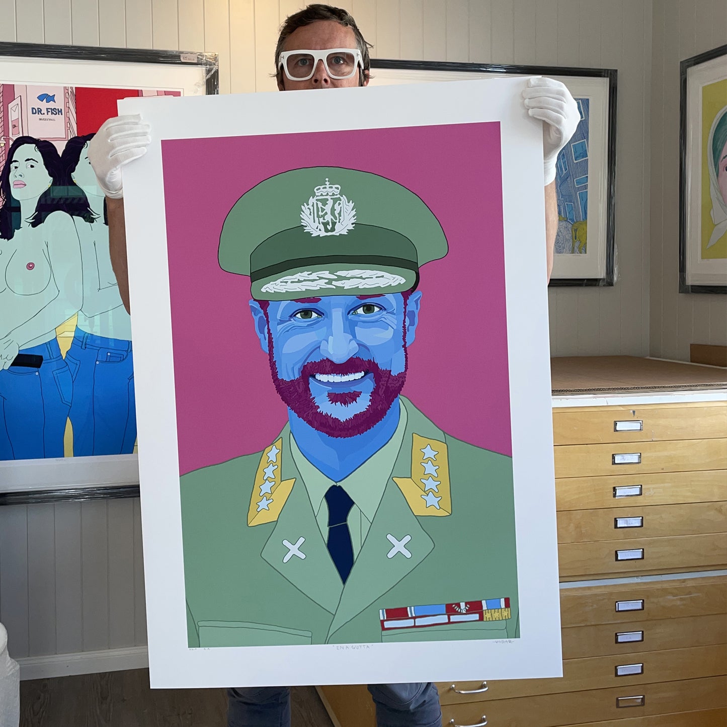 Portrait of Haakon Magnus — EN A GUTTA — 70x100