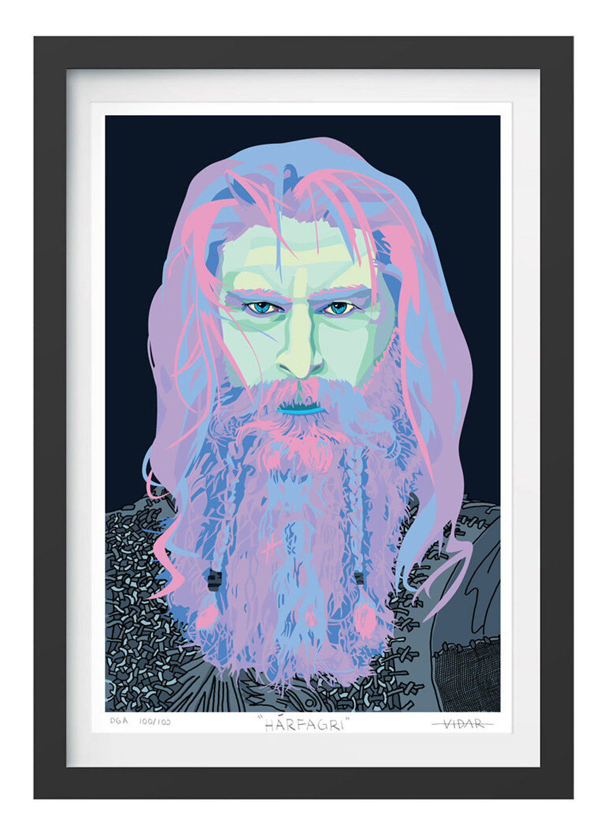 Portrait of Harald Fairhair — HÁRFAGRI