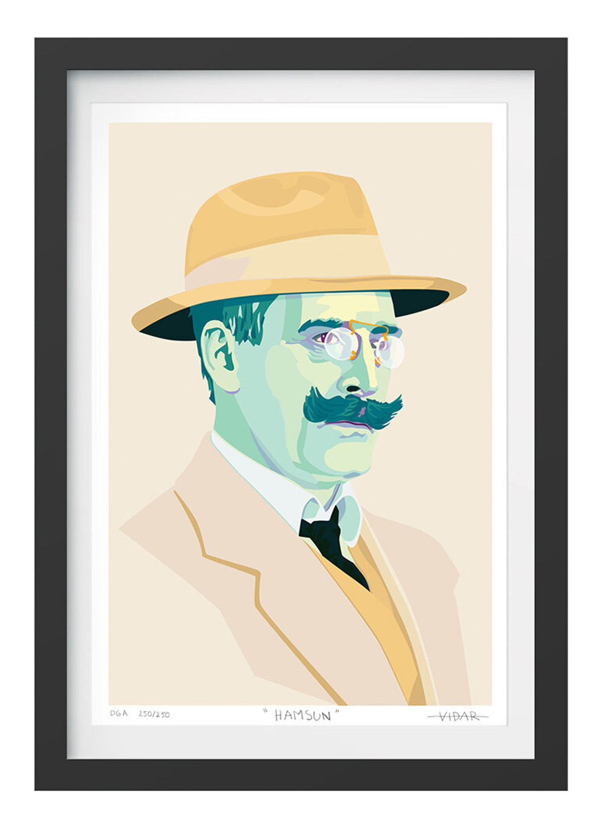 Portrait of Knut Hamsun — HAMSUN