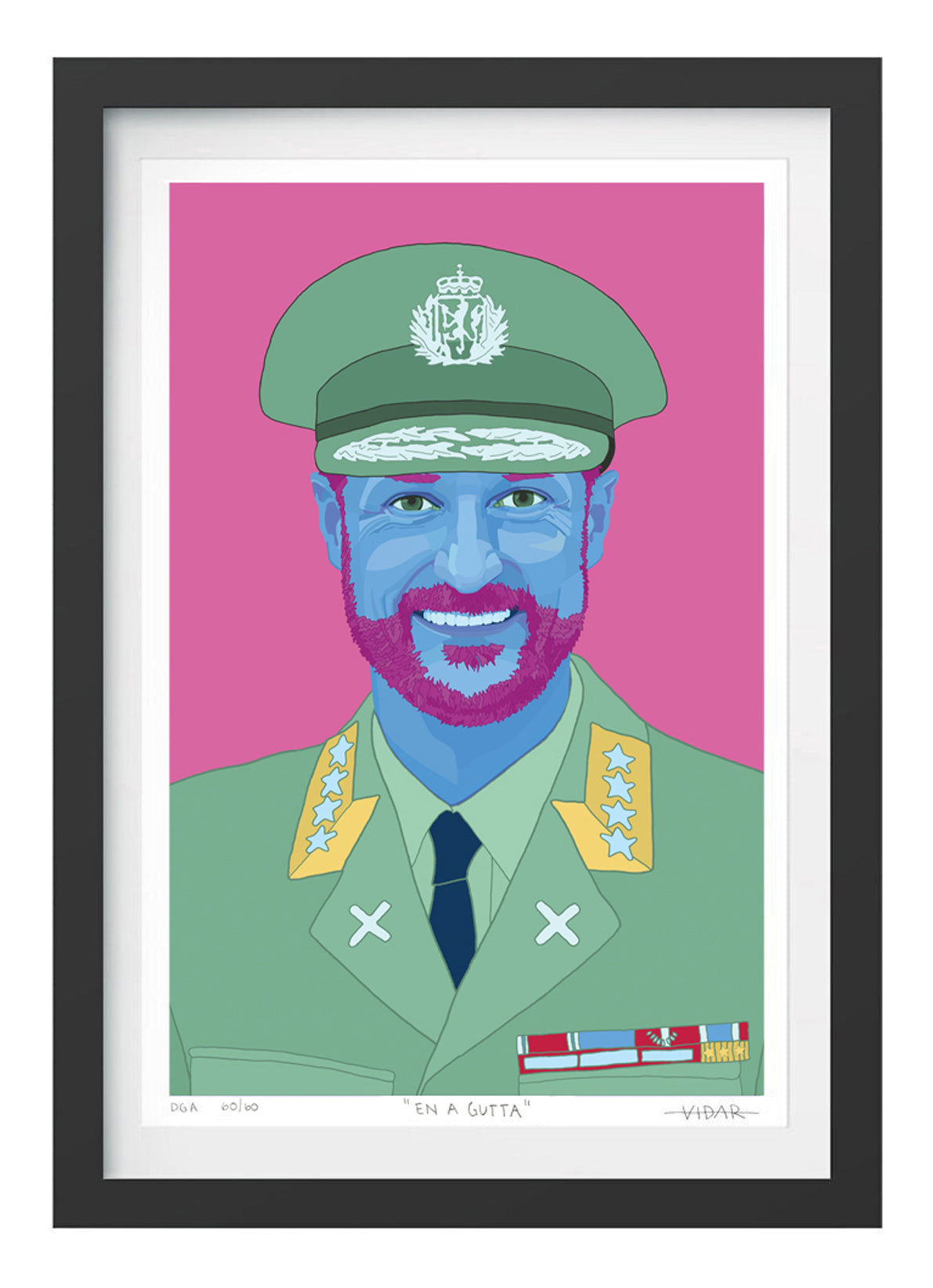 Portrait of Haakon Magnus — EN A GUTTA — 70x100