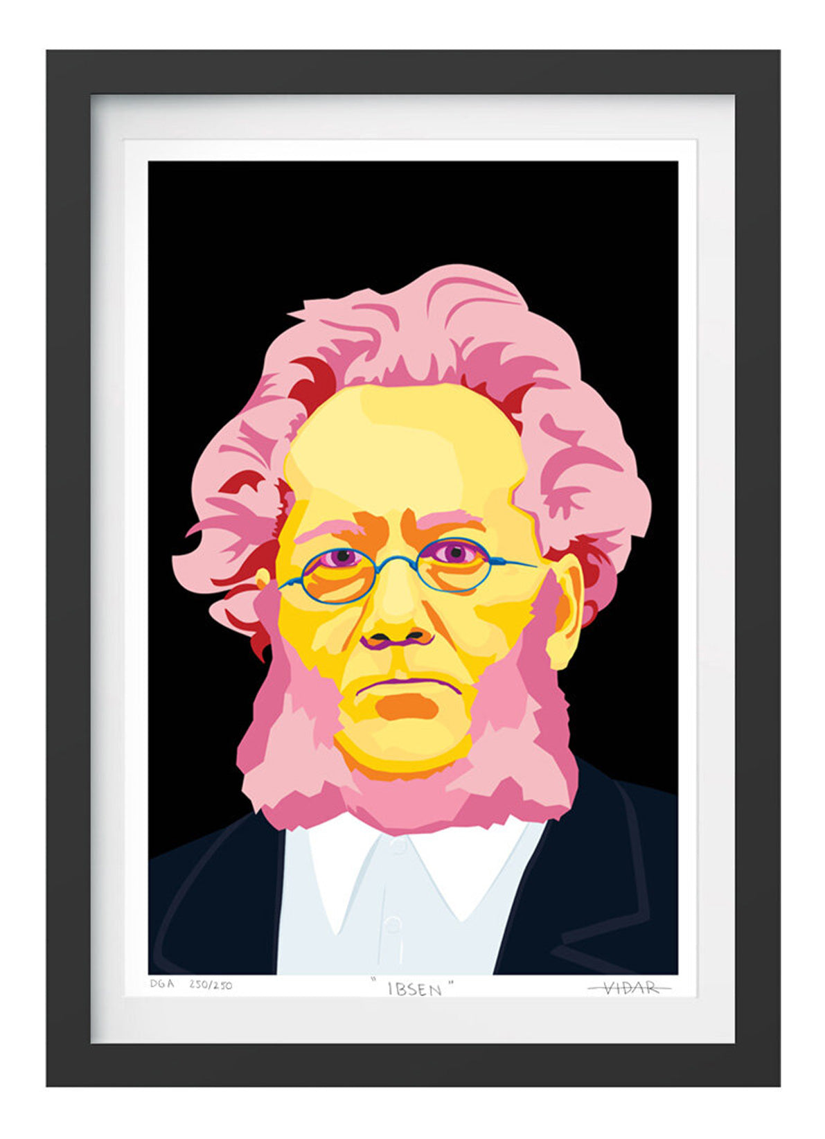 Portrett av Henrik Ibsen — IBSEN